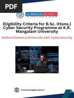 Eligibility Criteria for B.sc. (Hons.) Cyber Security Programme at K.R. Mangalam University (1)