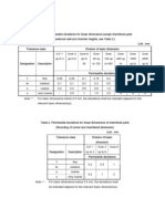 General Tolerance - IsO 2768-mH (DIN 7168) (JIS B 0419)