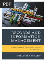 Records and Information Management Fundamentals of Professional Practice William Saffady Z-Library