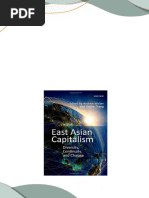 Full Download East Asian Capitalism Diversity Continuity and Change 1st Edition Andrew Walter PDF DOCX