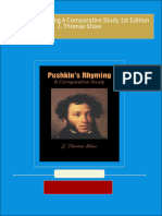 Pushkin s Rhyming A Comparative Study 1st Edition J. Thomas Shaw 2024 scribd download