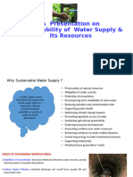 Sustainable Water Supply