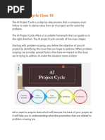 AI Project Cycle Class 10[1]