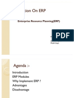 Presentation On ERP