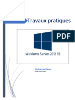 Travaux pratiques : Windows Server 2012