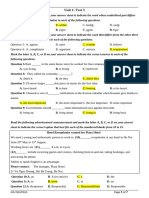 Unit 1- Test 3 ( key)