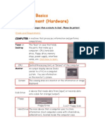 Computer Basics Equipment (Hardware)