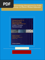 Download Complete Governance and Knowledge Management for Public Private Partnerships 1st Edition Herbert Robinson PDF for All Chapters