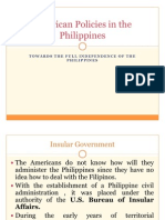 American Policies in The Philippines