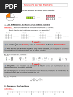 CAP Fraction - Exercices