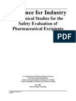 FDA Guidance On Excipients