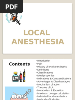 local anesthesia 