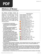 History of Rome 