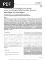 Gao-2022-Spatiotemporally_Resolved_Spectra_Of_Gaseous_Discharge_Between_Electrodes_Triggered_By_FS_Laser_Filamentation