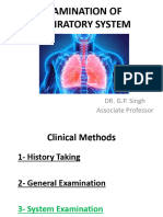 EXAMINATION OF RESPIRATORY SYSTEM - - 