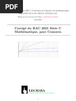 Stock LesPdf Examens BAC Comores Corr 2021 Comores Corr C Mathematique Bac 2021