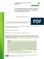 Clinical Evaluation of Composite Restorations with and without polyethylene fiber