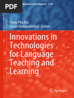 Innovations in Technologies for Language Teaching and Learning