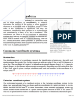 Coordinate system 