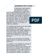 Cross Cut Adhesion Test Cc1000