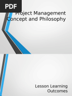 Topic 1 -  Project Management Concept and Philosophy (1)