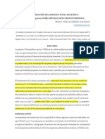 Determinación de Saponina Total en Quinua