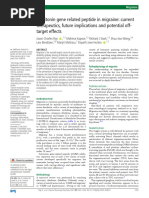 Calcitonin gene related peptide in migraine_ current therapeutics, future implications and potential off-target effects