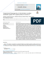 Computational Bioprospection of Selected Plant Secondary Metabolites Against VP7 (Capsid Protein) of Rotavirus A