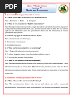 C 7 Civics L- 21 Media and Democracy