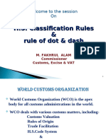 2. H.S. Classification Rules -ICAB