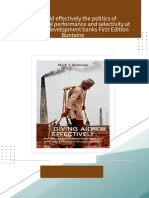 Instant Download Giving aid effectively the politics of environmental performance and selectivity at multilateral development banks First Edition Buntaine PDF All Chapters