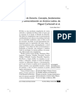 Estado de Derecho. Concepto, Fundamentos Y Democratización en América Latina - Miguel Carbonell