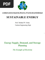 Sustainable Energy: 1.818J/2.65J/3.564J/10.391J/11.371J/22.811J/ESD166J