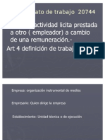 Derecho Del Trabajo LCT