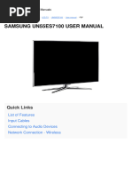 Samsung TV 2012 Manual