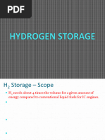 Hydrgien storage