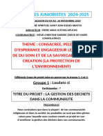 Différents Types de Projet Mise en Œuvre Par Le Groupe 1