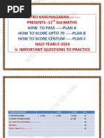 11 Plan a b c Study Plan