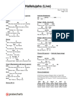 A Thousand Hallelujahs (Live) (Brooke Liger...) Chord Chart - D - 2 Column Layout