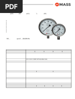 DATASHEETS Gauge _Precission Mass