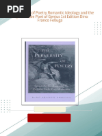 Instant Access to The Perversity of Poetry Romantic Ideology and the Popular Male Poet of Genius 1st Edition Dino Franco Felluga ebook Full Chapters