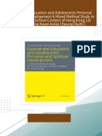 Instant ebooks textbook Experiential Education and Adolescents Personal and Spiritual Development A Mixed Method Study in the Secondary School Context of Hong Kong 1st Edition Chung Kwan Ackie Cheung (Auth.) download all chapters