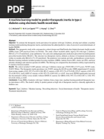 A machine learning model to predict therapeutic inertia in type 2 diabetes using electronic health record data