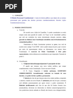 PROCESSO CONSTITUCIONAL 