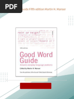 Good Word Guide Fifth edition Martin H. Manser 2024 Scribd Download