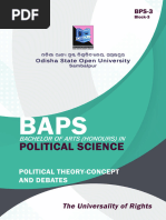 Osou political theory notes 2 pdf of BA