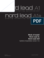 Nord Lead A1 French User Manual v1.3x Mode d'Emploi