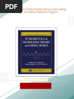 Get Fundamentals of information theory and coding design 1st Edition Roberto Togneri free all chapters