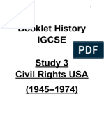 Booklet History IGCSE -Study 3 - Civil rights USA 1945 - 1974