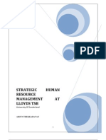 Strategic Human Resource Management at Lloyds TSB